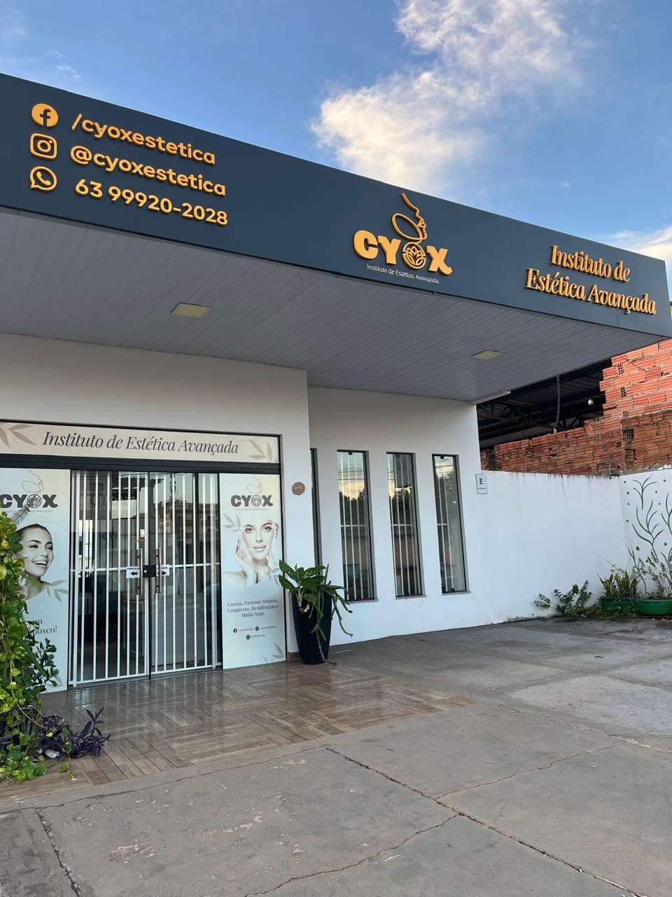 Fachada da CYOX · Instituto de Estética Avançada · Palmas-TO